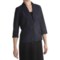 Stretch Denim Single-Button Blazer (For Women) in Denim