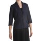 Stretch Denim Single-Button Blazer (For Women)