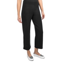 Stretch French Terry Pants (For Women) in Black - 2nds