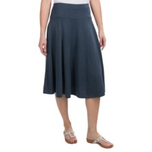Stretch Jersey Skirt (For Women) in Heather Marine - 2nds