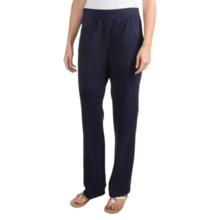 Stretch Knit Lounge Pants (For Women) in Navy - 2nds