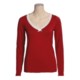 Stretch Modal Lounge Shirt - Lace Trim, Long Sleeve (For Women)