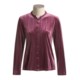 Stretch Velour Cardigan Sweater (For Women)