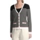 Striped Cardigan Sweater (For Women)