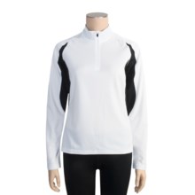 Sugoi Convector Shirt - Neck Zip, Long Sleeve (For Women) in White/Black - Closeouts