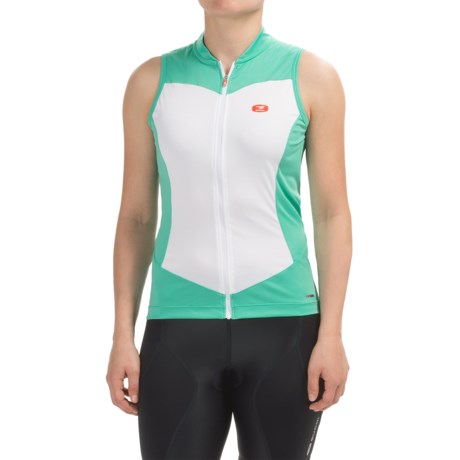 SUGOi Evolution Cycling Jersey Full Zip Sleeveless For Women