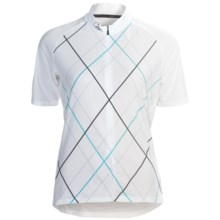 Sugoi Roxie Cycling Jersey - Zip Neck, Short Sleeve (For Women) in White - Closeouts