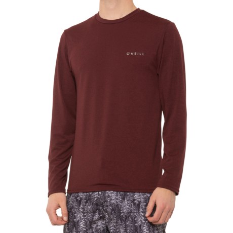 O&#39;Neill Sun Shirt - UPF 50+, Long Sleeve (For Men) - DARK RED (L )