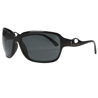 SunCloud Illusive Sunglasses - Polarized (For Women) in Black/Grey