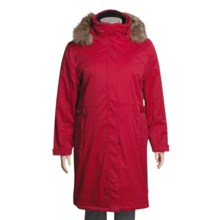 Sunice Marissa Coat - Insulated, Raccoon Fur Trim (For Women) in Garnet - Closeouts
