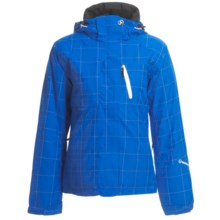 Sunice Naquita Jacket - Waterproof, Insulated (For Women) in Capri Blue Windowpane - Closeouts