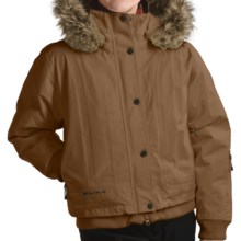 Sunice Niche Bomber Jacket - Insulated (For Women) in Brown - Closeouts