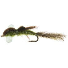 Superfly Damsel Nymph Fly - Dozen in Olive - Closeouts