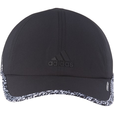 Adidas Superlite Baseball Cap - UPF 50 (For Women) - BLACK/WHITE/3D PIXEL (O/S )