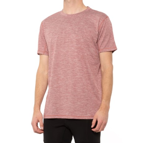Xcelsius Supersoft Melange T-Shirt - Short Sleeve (For Men) - BRICK RED (L )