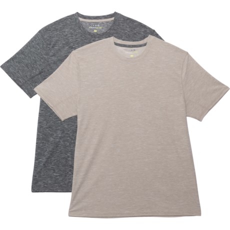 Xcelsius Supersoft T-Shirt - 2-Pack, Short Sleeve (For Men) - ALLOY/CAVIAR (L )