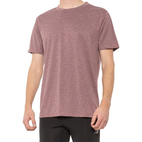 Xcelsius Supersoft Textured T-Shirt - Short Sleeve (For Men) - BURGUNDY (M )