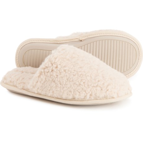 Sporto Susie Scuff Slippers (For Women) - BEIGE (XL )