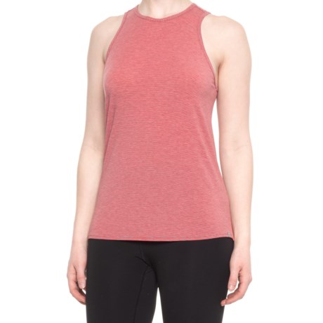TOADandCO Swifty Vent Tank Top - UPF 40+ (For Women) - PARAKEET RED STRIPE (XS )