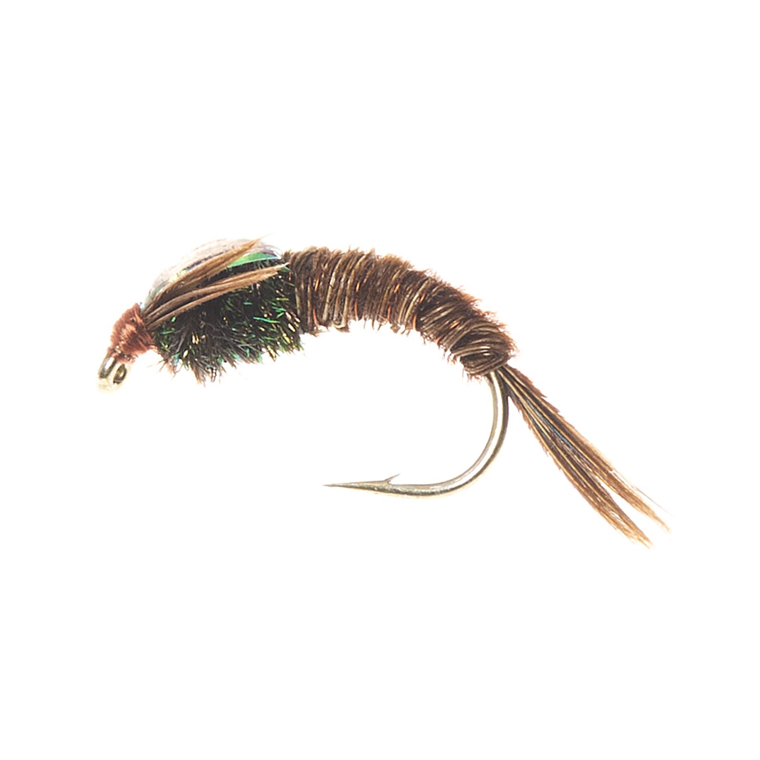 Swimming Flashback Pheasant Tail Nymph Fly - Dozen - Save 60%