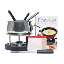Swissmar Meat & Seafood Fondue Set in Stainless Steel - Closeouts