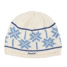 Swix Ari Beanie Hat - Merino Wool (For Men and Women) in White - Closeouts