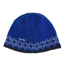 Swix Bodil Beanie Hat (For Men and Women) in Blue/Black - Closeouts
