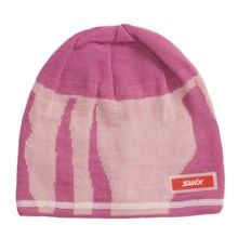 Swix Bugaboos Beanie Hat - Wool (For Men and Women) in Drew Pink - Closeouts