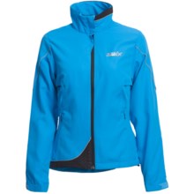 Swix Fleet Ski Jacket - Soft Shell (For Women) in Pacific Blue - Closeouts
