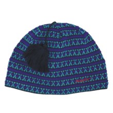 Swix Freya Tassel Beanie Hat (For Women) in Purple/Blue - Closeouts