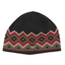 Swix Jack Beanie Hat - Merino Wool (For Men and Women) in Black/Green/Red - Closeouts