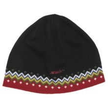 Swix Logan Beanie Hat (For Men and Women) in Black - Closeouts