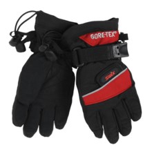 Swix Utility Gore-Tex® Gloves - Waterproof, Insulated (For Kids) in Black/Crimson - Closeouts