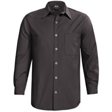 Sydney Oilskin Clothing Workhorse Barrel Wash Shirt - 8 oz. Canvas, Long Sleeve (For Men) in Petrol - Closeouts