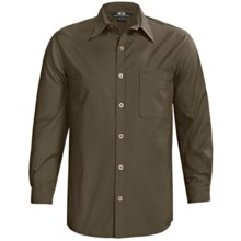 Sydney Oilskin Clothing Workhorse Barrel Wash Shirt - 8 oz. Canvas, Long Sleeve (For Men) in Sage - Closeouts