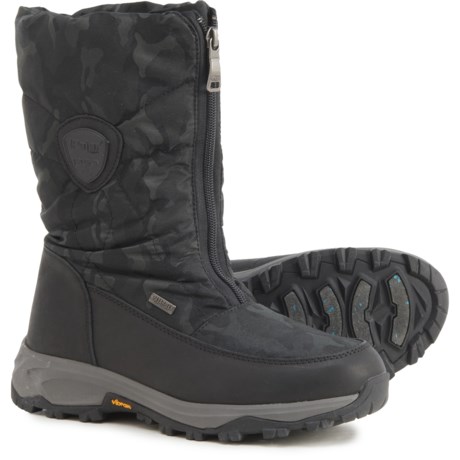 Pajar Tacita Mid Snow Boots - Waterproof, Suede (For Women) - BLACK/GREY (37 )