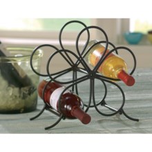 Tag Flora Metal Wine Rack in Black - Closeouts