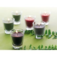 Tag Party Lights Scented Candles - Set of 6 in Multi - Closeouts