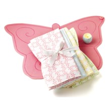 Tag Printed Floral Napkins - Set of 8 in Multi Pastel - Closeouts