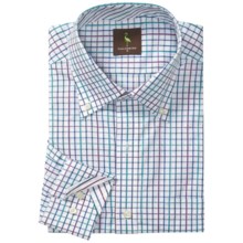 Tailorbyrd Mini-Check Sport Shirt - Long Sleeve (For Men) in Red - Closeouts