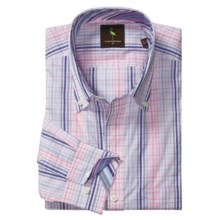 Tailorbyrd Plaid Sport Shirt - Contrast Facings, Long Sleeve (For Men) in Pink/Blue - Closeouts