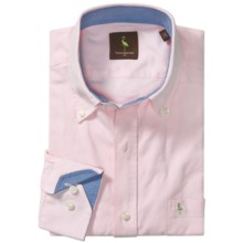 Tailorbyrd Solid Oxford Sport Shirt - Long Sleeve (For Men) in Pink - Closeouts