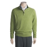 Tailorbyrd Solid Sweater - Washable Wool, Zip Neck (For Men)