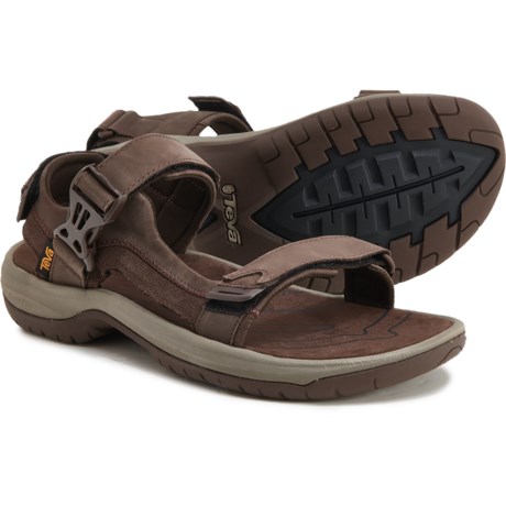 Teva Tanway Sports Sandals - Leather (For Men) - COBRA (13 )