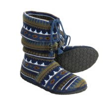 Taos Footwear Sweater Cabin Boots (For Women) in Navy Multi - Closeouts
