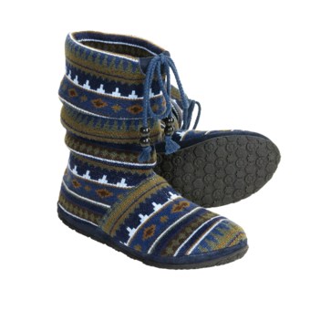 Taos Footwear Sweater Cabin Boots (For Women) in Navy Multi