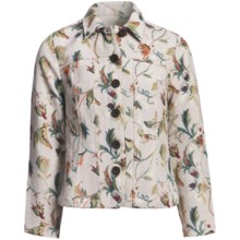 Tapestry Print Jacket (For Petite Women) in Natural - 2nds