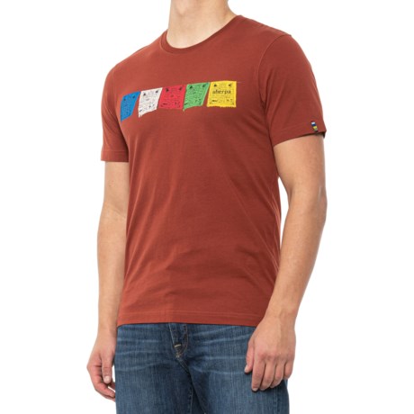 Sherpa Adventure Gear Tarcho Organic Cotton T-Shirt - Short Sleeve (For Men) - CLAY RED (XL )