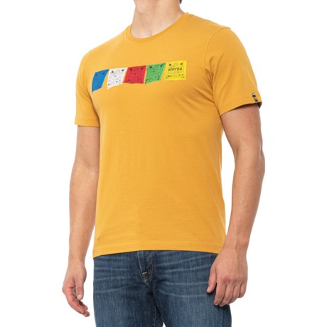 Sherpa Adventure Gear Tarcho Organic Cotton T-Shirt - Short Sleeve (For Men) - DAAL YELLOW (L )