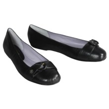 Taryn by Taryn Rose Flair Buckle Flats (For Women) in Black - Closeouts